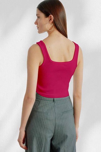 TENA Tricou cu snur, fucsia, cu bretele cu trei benzi