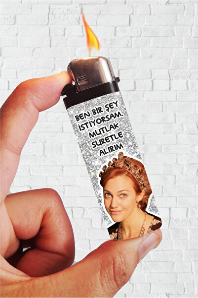 SARANG Çakmak Hürrem Sultan Mutlak Suretle Baskılı Full Kaplamalı Gazlı Çakmak