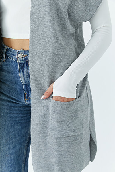 ModaPlaza Women's Short Pocket Vest 4164