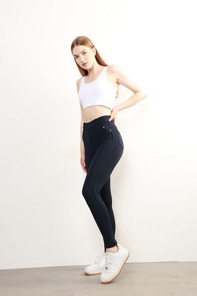 Miss Prova Pants Look High Waist Leggings Missta2007