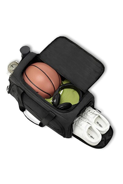 AVCA Спортивна сумка для фітнесу унісекс з кишенями з довгим ремінцем на болтах великого об'єму з кабіною