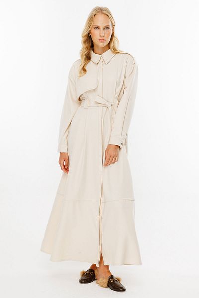 Hooopstore Premium πέτρινο φόρεμα Trench