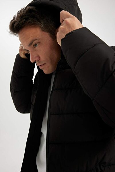 DeFacto Men's Coat R0216Az/Bk27 Black