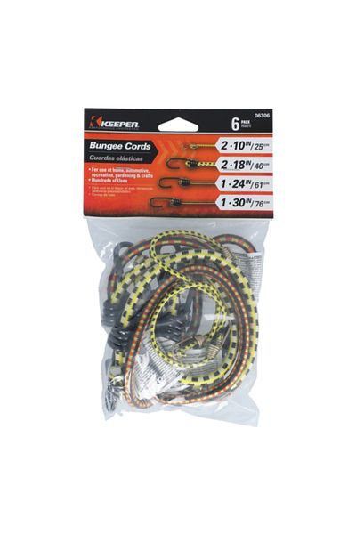 Keeper 6-Piece Bungee Cords