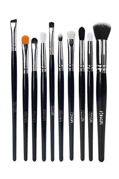Kifi 10 Lu Göz Makyaj Fırça Seti