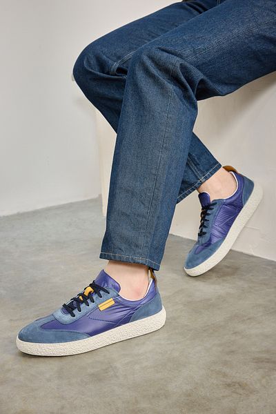 Ziya Tenis pentru bărbați din piele naturală - albastru 1431026 Z219