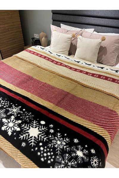 Sesli Softy Series Acrylic Soft Thick King Size Blanket 200X220 Size 500Gr / M2 Weight
