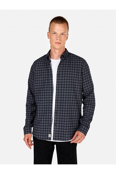 Colin's Navy Blue Men's Shirt U.Sleeve