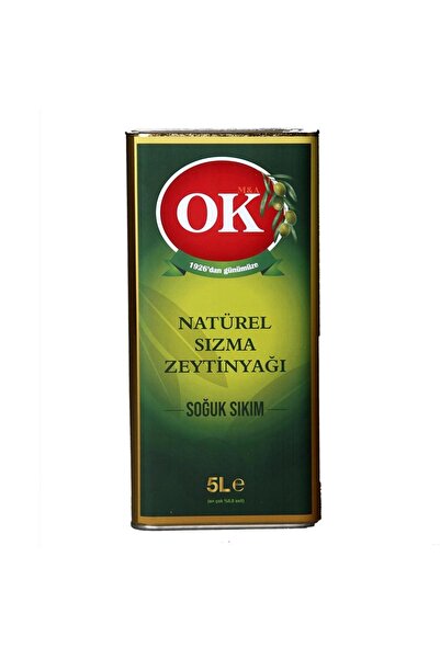 M&A OK Natürel Sızma Zeytinyağı, Soğuk Sıkım Yeni Sezon Hasat 5lt.