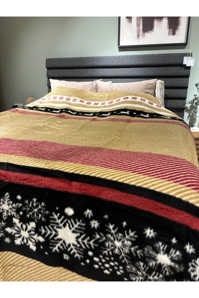 Sesli Softy Series Acrylic Soft Thick King Size Blanket 200X220 Size 500Gr / M2 Weight