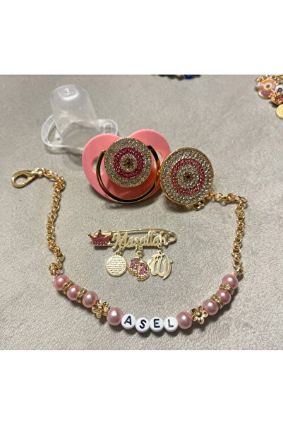 Bygulsahozdemir Pembe nazarlı 3 lü set