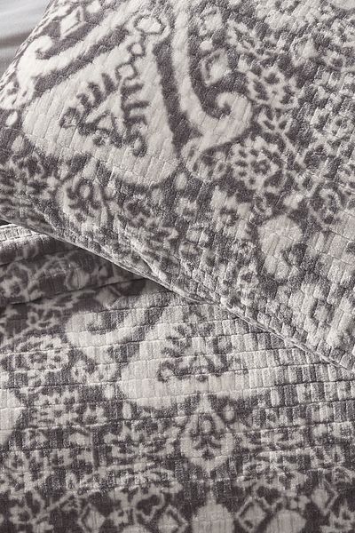 Puffy Lera Anthracite Double Bedspread Set