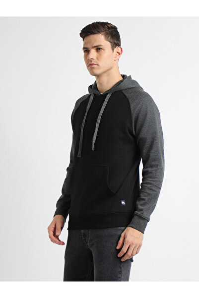 Dennis Lingo By Styli Color Block Hoodie with Front Pocket