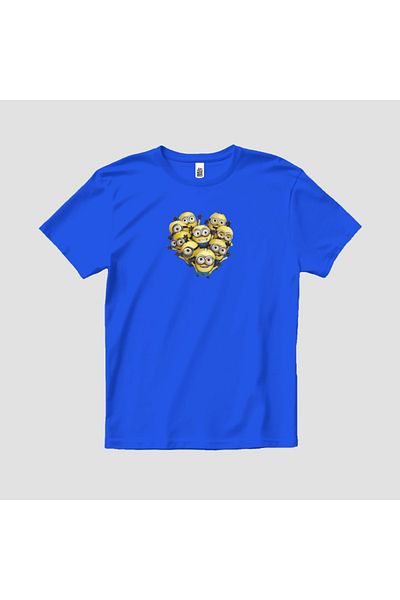 Built By Crazy Tricou unisex pentru copii Minions Heart