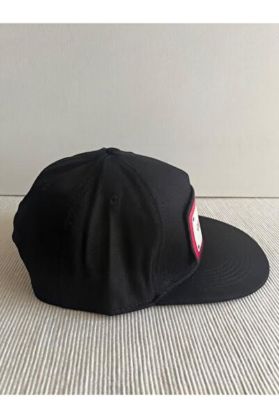 CosmoOutlet Cotton Candy Slogan Unisex Black Color Hip Hop Cap with Removable Bench Logo