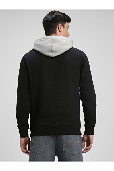 Dennis Lingo By Styli Color Block Hoodie with Front Pocket