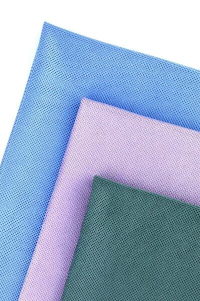 Silver 40X40Cm Microfiber 3-Piece Classic Glass Cleaning Cloth - Colorful