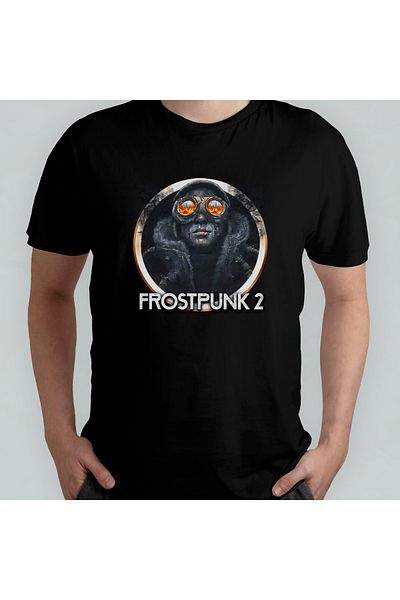 Pixxa Frostpunk 2 - Μπλουζάκι με λαιμόκοψη 100% βαμβακερό μοντέλο 1