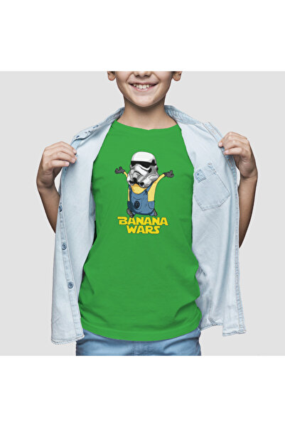 Built By Crazy Παιδικό μπλουζάκι Minion Banana Wars Unisex