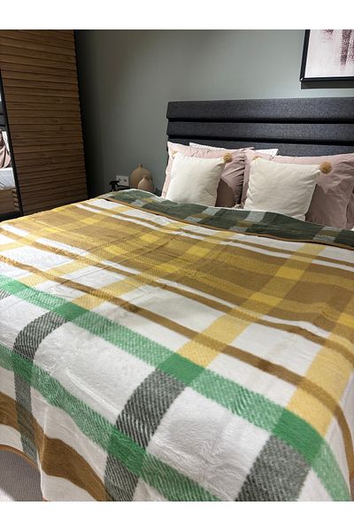 Sesli Softy Series Acrylic Soft Thick King Size Blanket 200X220 Size 500Gr / M2 Weight