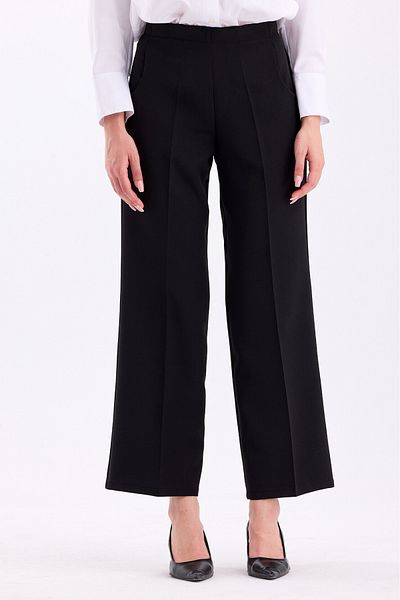 PASTELASTORE High Waist and Elastic Back Wide Leg Women's Palazzo Trousers - 2345