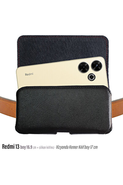 EXENAR Husă pentru centură Redmi 13 |   Husă pentru telefon cu centură latera...