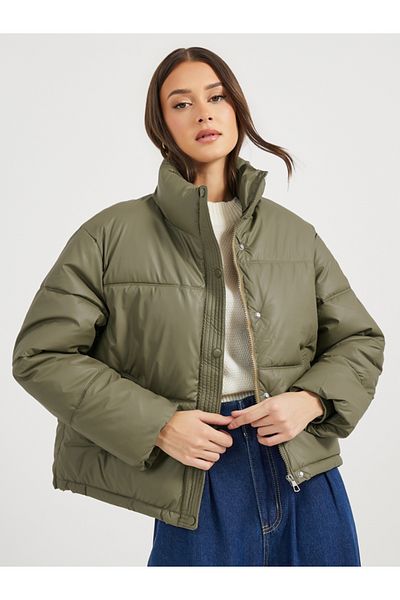 Styli Oversized Regular Length Padded Jacket