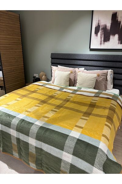 Sesli Softy Series Acrylic Soft Thick King Size Blanket 200X220 Size 500Gr / M2 Weight