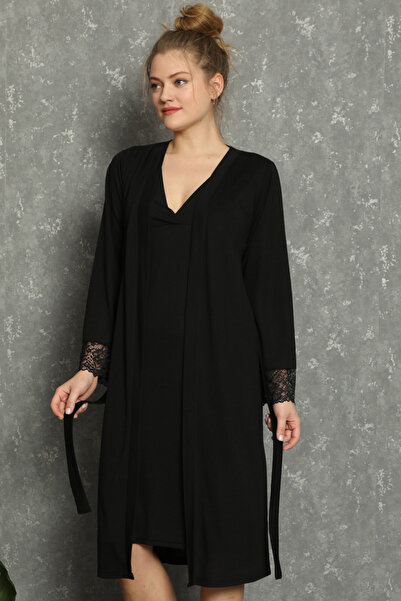 ERDENİZ TEKSTİL Cămașă de noapte și rochie pentru fete de pescuit cu dantelă, bumbac cu mâneci zero