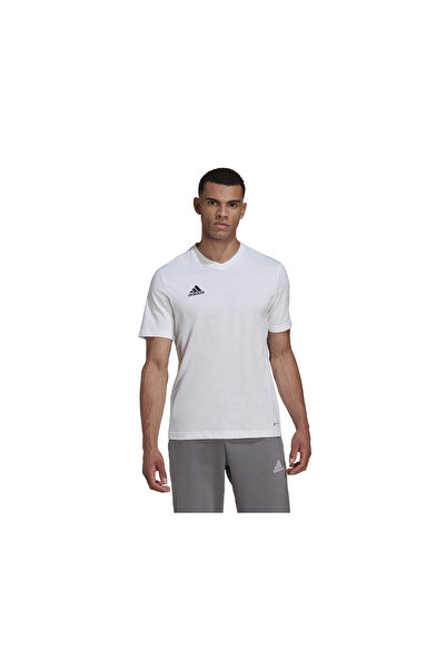adidas Ent22 Tee Λευκό ανδρικό μπλουζάκι casual - HC0452