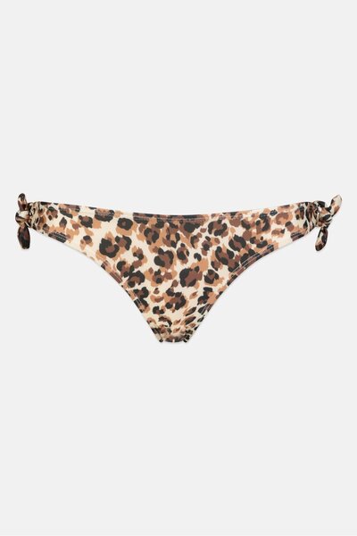 Accessorize Women Animal Print Bikini Bottom, Multicolor