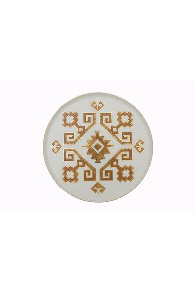Porland Arabesque Pattern1 Flat Plate 27cm