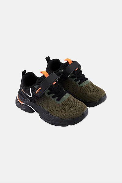 RBX Kids Boy Velcro Shoes, Khaki