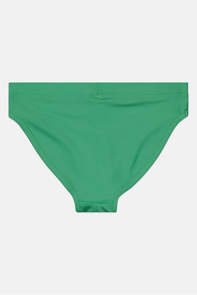 Asos Design Women Plain Bikini Bottom, Green