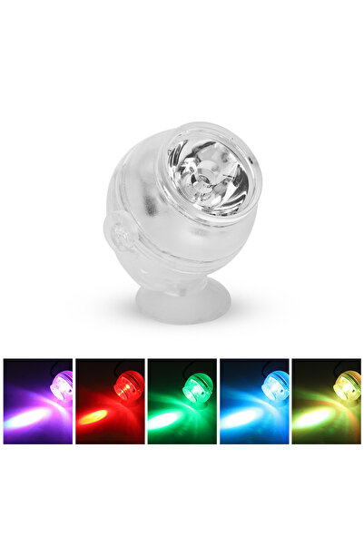 Choice5 ضوء حوض السمك متعدد الألوان 1 وات LED متغير اللون - قابل للدوران 360 ...