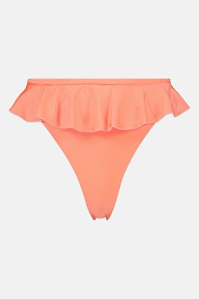 Playful Promises بيكيني نسائي سادة من الأسفل، مرجاني