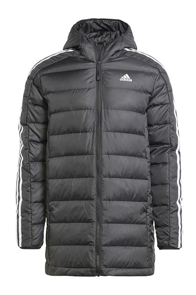 adidas Черно палто Ess Hz8522 - семпъл и удобен дизайн
