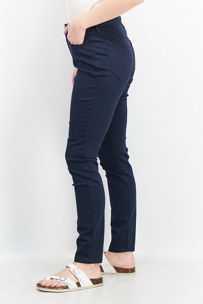 Market And Spruce Women Olivia Skinny Fit High Rise Plain Pants, Navy