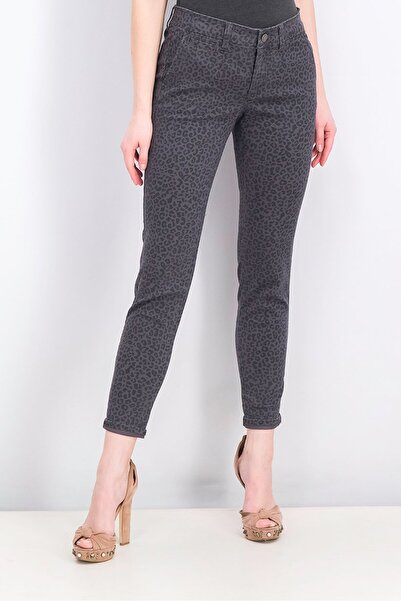 Market And Spruce بنطلون نسائي ضيق مطبوع من روزابيل، باللونين الأسود والرمادي