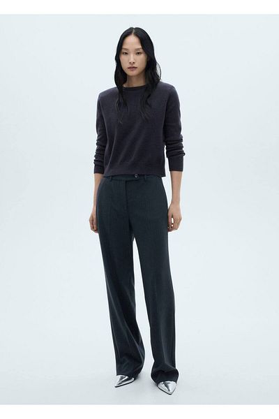 MANGO Woman Round neck knitwear sweater