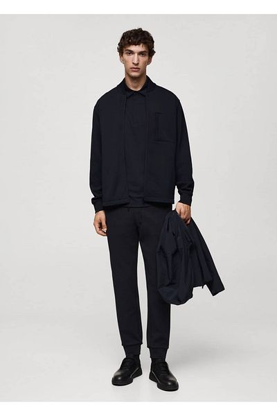 MANGO Man Φούτερ bomber με τεχνολογία κατά της οσμής