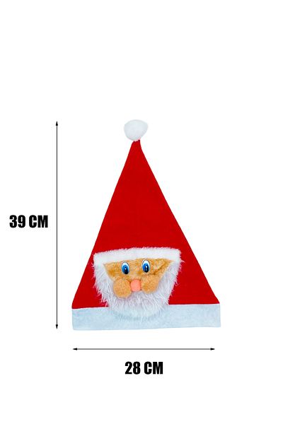 Yusuf Dirik YD Party Supplies Christmas Hat with Santa Claus Figure