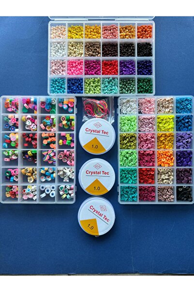 ZS Aksesuar 24 Gözlü Kutuda Dev Takı Yapma Hobi Seti takı yapım malzemesi