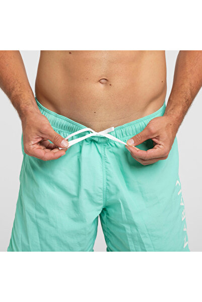 Decathlon Nabaiji Erkek Havuz Şortu - Yeşil - Basic 100