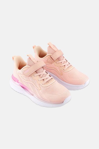 RBX Kids Girl Velcro Shoes, Peach