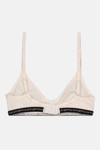 Les Girls Les Boys Women 1 Pc Eyelet Non-padded Bra, Ivory