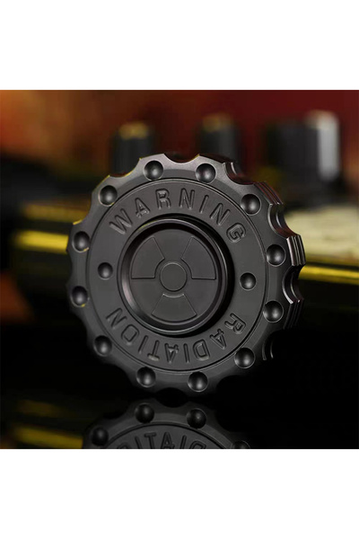 Choice لعبة فيدجيت سلايدر سبينر تحذيرية من الإشعاع باللون الأسود، أداة يدوية ...