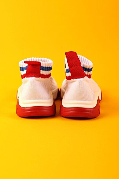 Katia&Bony Pantofi Wilson Sock Alb