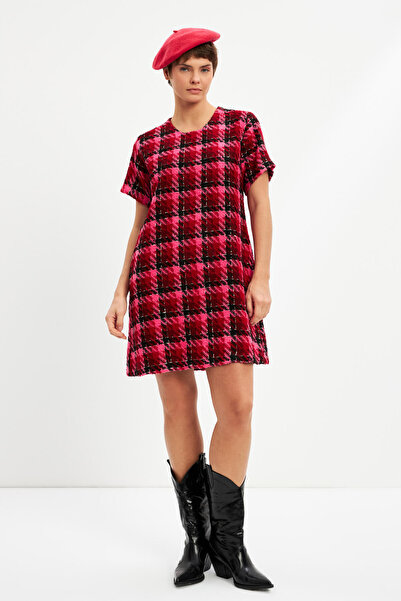 STELLA PULVIS Pembe Tüvit Mini Elbise