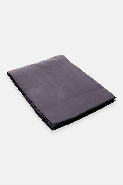 LinVosges Soft Plain Satin Duvet Cover 135 X 200 Cm, Grey